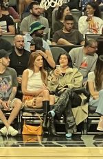 KENDALL and KYLIE JENNER at Clippers Game in Los Angeles 04/06/2022