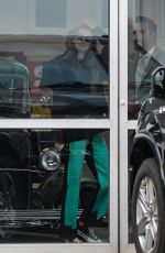 KENDALL JENNER Buys a New Land Rover Defender X at Land Rover Dealer in Sherman Oaks 03/31/2022