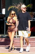 KENZIE WARNER and Johnny Manziel Out in Miami Beach 04/01/2022