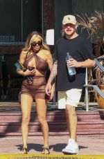 KENZIE WARNER and Johnny Manziel Out in Miami Beach 04/01/2022