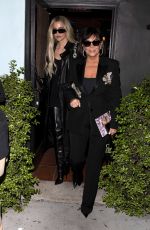 KHLOE KARDASHIAN and KRIS JENNR Leaves Kylie and Kendall