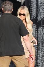 KHLOE KARDASHIAN Leaves Jimmy Kimmel Live in Hollywood 04/06/2022