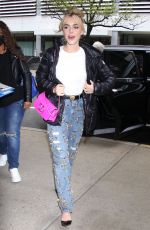 KIERNAN SHIPKA Arrives at CBS Studios to Promotes Swimming with Sharks in New York 04/26/2022