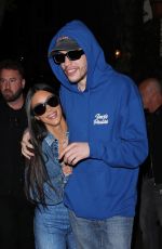 KIM KARDASHIAN and Pete Davidson at Dinner Date in Los Angeles 04/11/2022