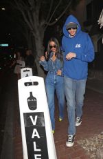 KIM KARDASHIAN and Pete Davidson at Dinner Date in Los Angeles 04/11/2022