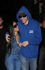 KIM KARDASHIAN and Pete Davidson at Dinner Date in Los Angeles 04/11/2022