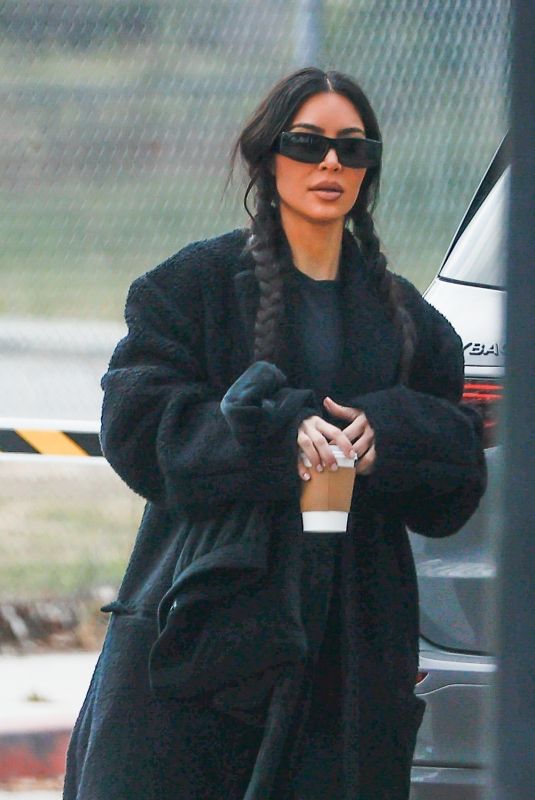 KIM KARDASHIAN at Her Son Soccer Game in Los Angeles 04/03/2022