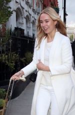 KIMBERLEY GARNER and Richard Dinan Out with Their Dogs in London 04/07/2022