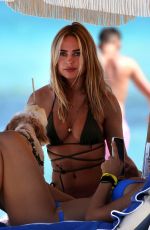 KIMBERLEY GARNER in Bikini at a Beach in Miami 04/26/2022