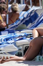KIMBERLEY GARNER in Bikini at a Beach in Miami 04/26/2022