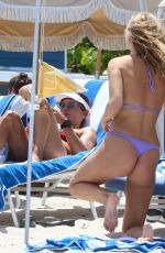 KIMBERLEY GARNER in Bikini at a Beach in Miami 04/27/2022