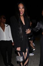 KIMORA LEE SIMMONS Leaves Alexander Wang Fortune City Fashion Show in Chinatown 04/19/2022
