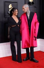 KOURTNEY KARDASHIAN and Travis Barker at 64th Annual Grammy Awards in Las Vegas 04/03/2022
