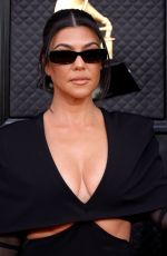 KOURTNEY KARDASHIAN and Travis Barker at 64th Annual Grammy Awards in Las Vegas 04/03/2022