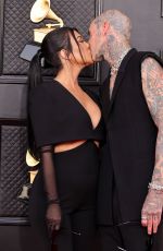 KOURTNEY KARDASHIAN and Travis Barker at 64th Annual Grammy Awards in Las Vegas 04/03/2022