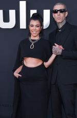 KOURTNEY KARDASHIAN and Travis Barker at The Kardashians TV Show Premiere in Los Angeles 05/07/2022