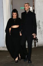 KOURTNEY KARDASHIAN and Travis Barker Leaves The Kardashian Launch Party in Hollywood 04/07/2022