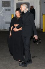 KOURTNEY KARDASHIAN and Travis Barker Leaves The Kardashian Launch Party in Hollywood 04/07/2022