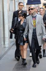 KOURTNEY KARDASHIAN and Travis Barker Out in Milan 04/27/2022