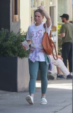 KRISTEN BELL Heading to Workout in Los Feliz 04/18/2022