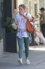 KRISTEN BELL Heading to Workout in Los Feliz 04/18/2022