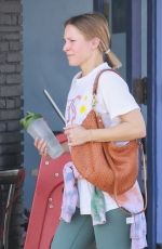 KRISTEN BELL Heading to Workout in Los Feliz 04/18/2022