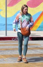 KRISTEN BELL Out and About in Los Angeles 04/19/2022