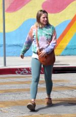 KRISTEN BELL Out and About in Los Angeles 04/19/2022