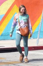 KRISTEN BELL Out and About in Los Angeles 04/19/2022