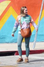 KRISTEN BELL Out and About in Los Angeles 04/19/2022