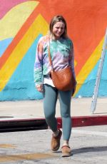 KRISTEN BELL Out and About in Los Angeles 04/19/2022
