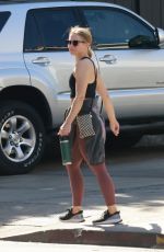 KRISTEN BELL Out for a Gym Session in Los Feliz 04/12/2022