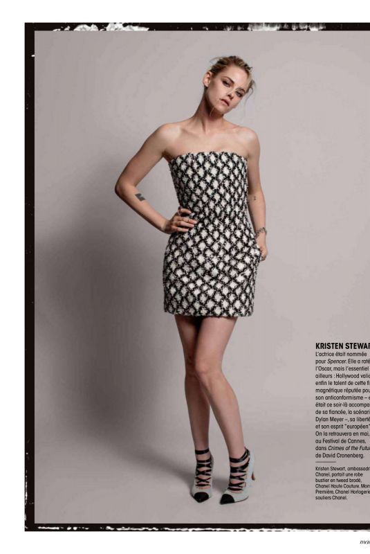 KRISTEN STEWAR in Madame Figaro, April 2022