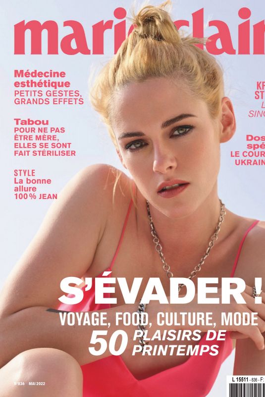 KRISTEN STEWART in Marie Claire Magazine, France May 2022