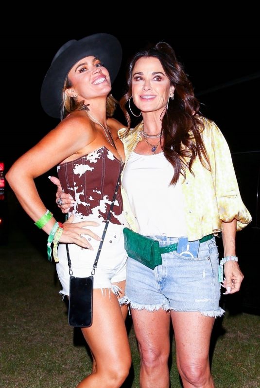 KYLE RICHARDS and TEDDI MELLENCAMP at Neon Festival at Coachella 2022 in Indio 04/16/2022