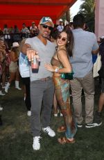 KYLE RICHARDS with her Daughter, Husband and TEDDI MELLENCAMO at Revolve Festival 04/16/2022