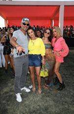 KYLE RICHARDS with her Daughter, Husband and TEDDI MELLENCAMO at Revolve Festival 04/16/2022