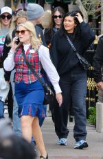 KYLIE JENNER Out at Disneyland in Anaheim 04/03/2022