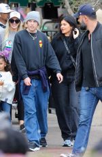 KYLIE JENNER Out at Disneyland in Anaheim 04/03/2022