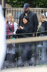 KYLIE JENNER Out at Disneyland in Anaheim 04/03/2022