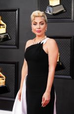 LADY GAGA at 64th Annual Grammy Awards in Las Vegas 04/03/2022
