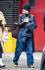 LARA BINGLE Out with Some Girlfriends in New York 04/04/2022