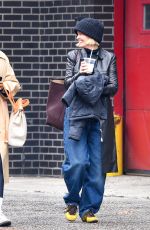 LARA BINGLE Out with Some Girlfriends in New York 04/04/2022