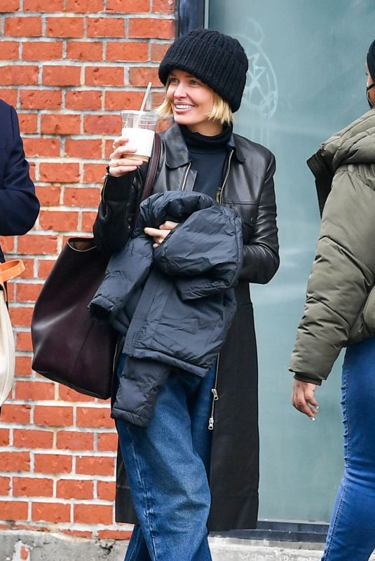 LARA BINGLE Out with Some Girlfriends in New York 04/04/2022