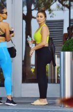 LARSA PIPPEN Heading to a Gym with a Friend in Miami 03/31/2022