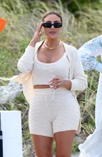 LARSA PIPPEN Hosts a Beach Birthday Party for Her Dog King in Miami 04/21/2022