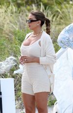 LARSA PIPPEN Hosts a Beach Birthday Party for Her Dog King in Miami 04/21/2022