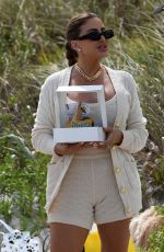 LARSA PIPPEN Hosts a Beach Birthday Party for Her Dog King in Miami 04/21/2022