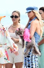 LARSA PIPPEN Hosts a Beach Birthday Party for Her Dog King in Miami 04/21/2022