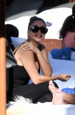 LARSA PIPPEN Relax by a Pool in Miami 04/19/2022